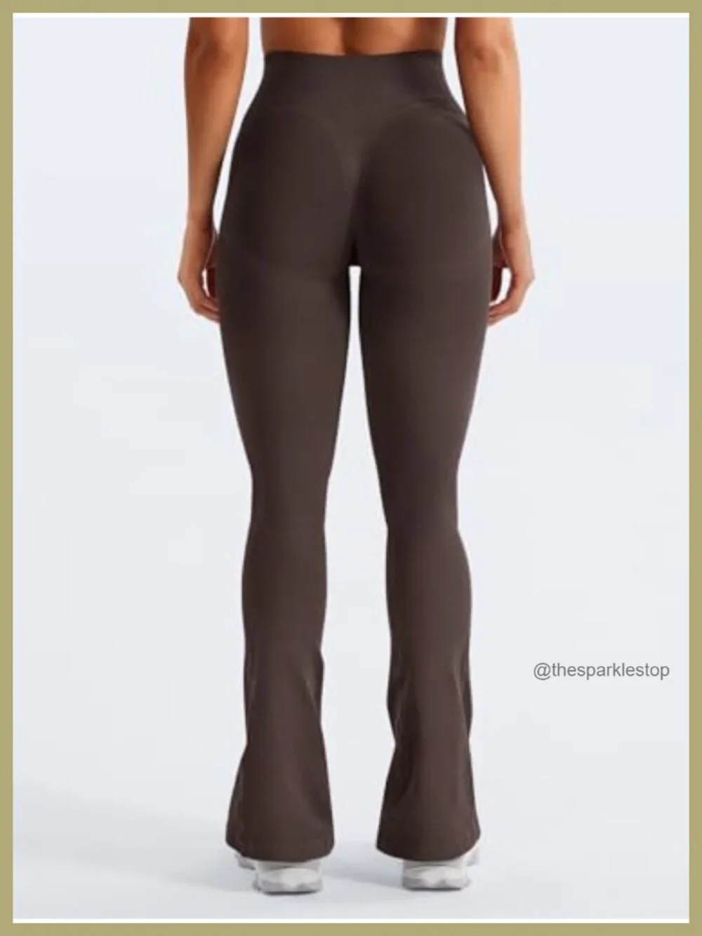 Seamless Flare Leggings High Waist Booty Lifting Yoga Pants Workout